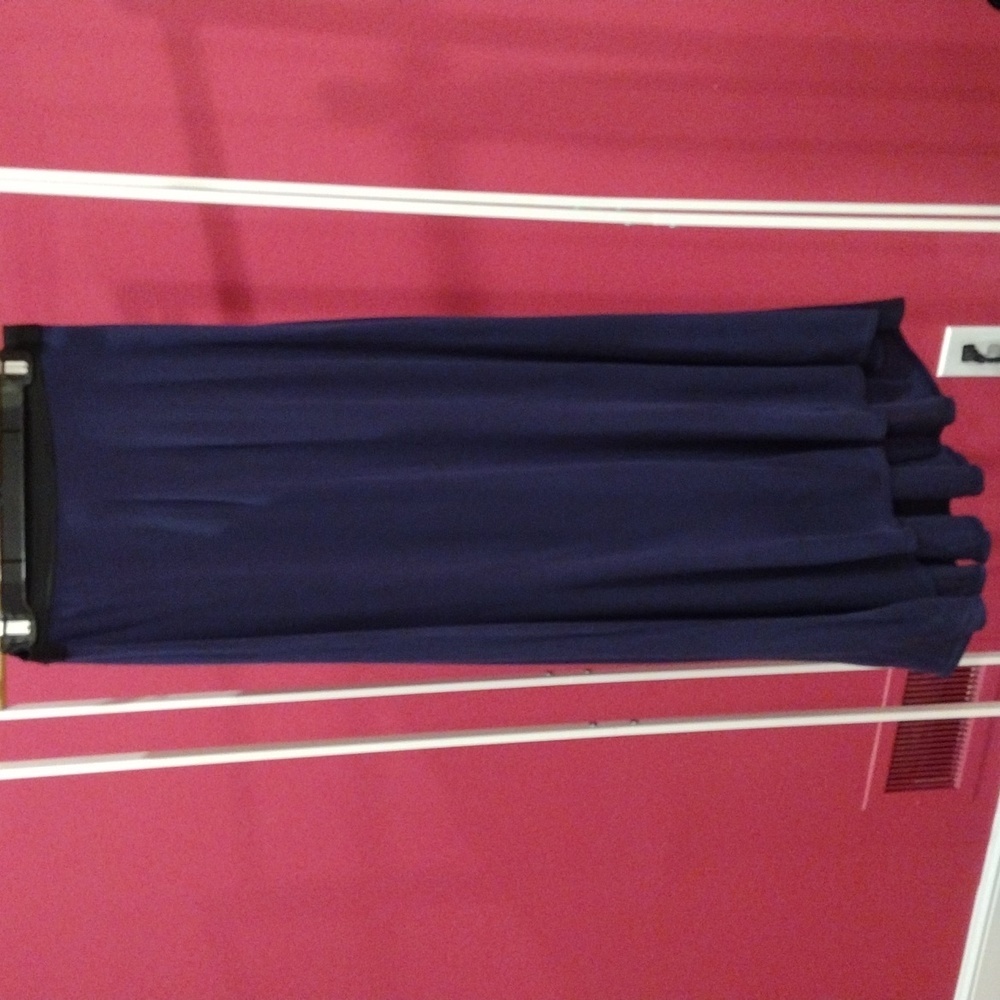 BCBG MaxAzria fishtailed maxi skirt. Blue. EUC. Size M.